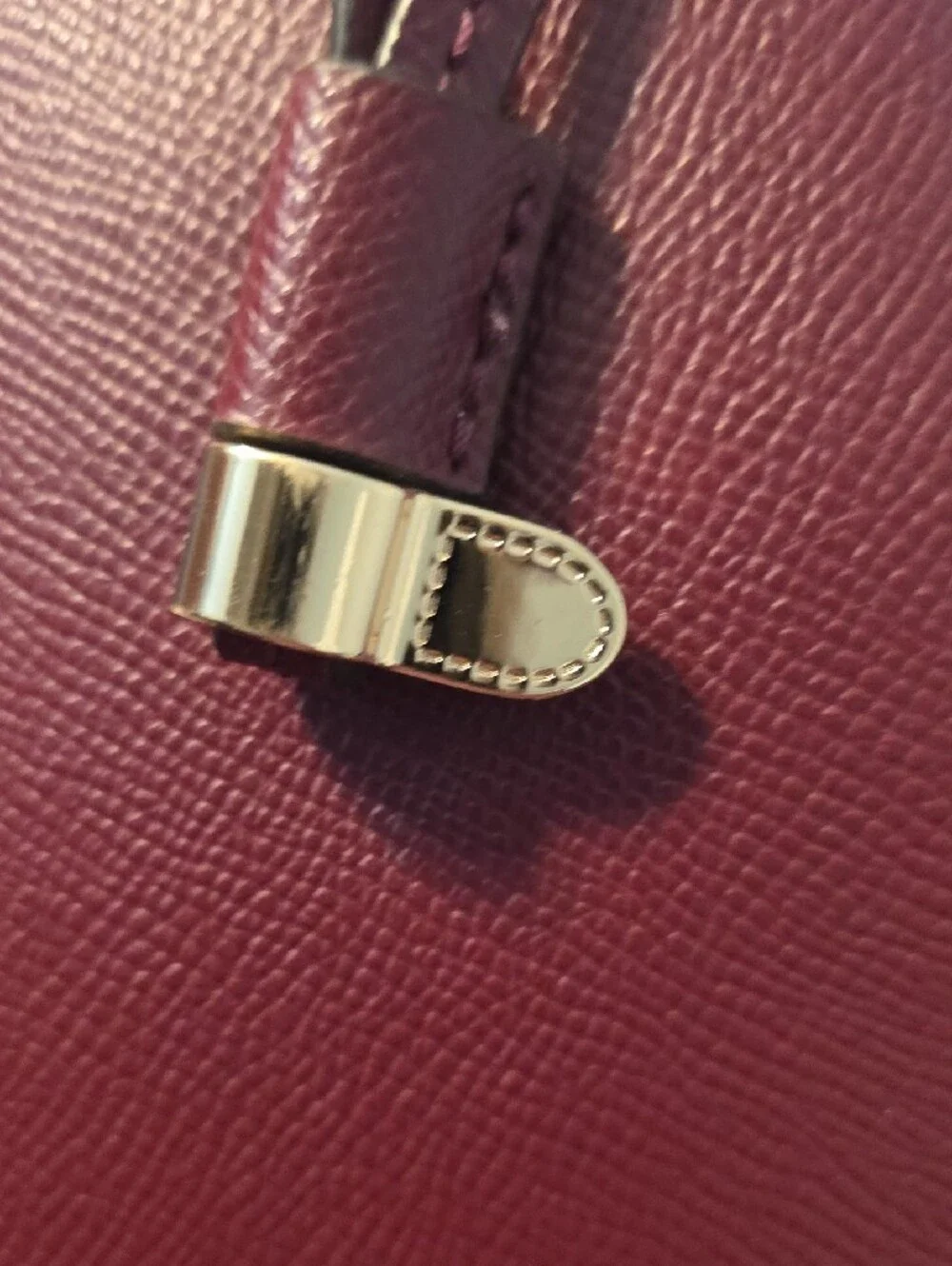 Michael Kors Brown and Burgundy Signature Tote